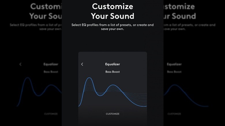 Screenshot Logitech G Fits App