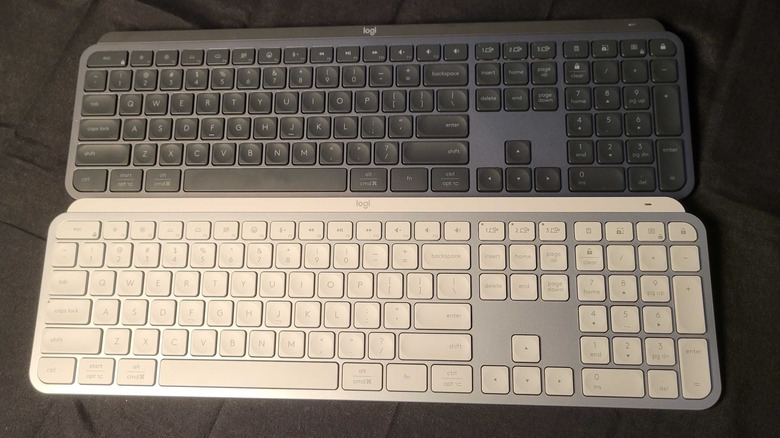 O MX Keys S em ambas as cores