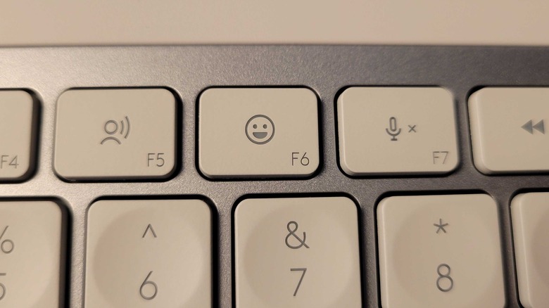 The MX Keys S Emoji Key