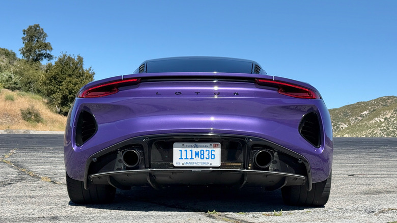 2026 Lotus Emira V6 SE Racing Line rear bumper