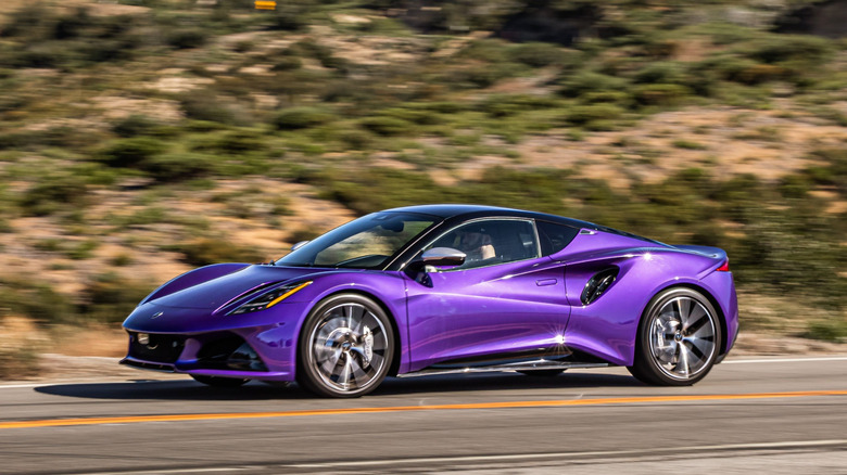 2026 Lotus Emira V6 SE Racing Line on Angeles Crest Highway by Dennis Collatos