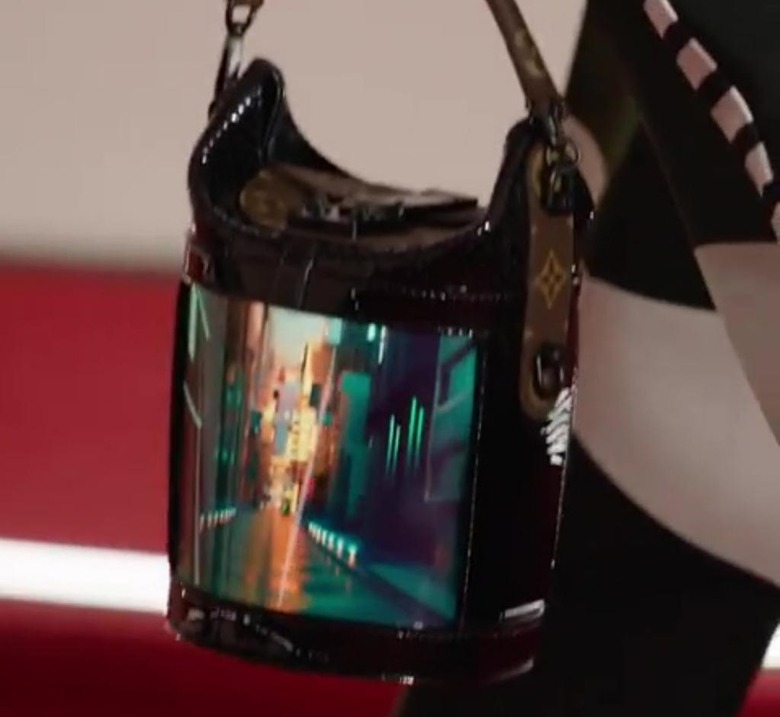 Louis Vuitton premieres cutting-edge bags with flexible screens