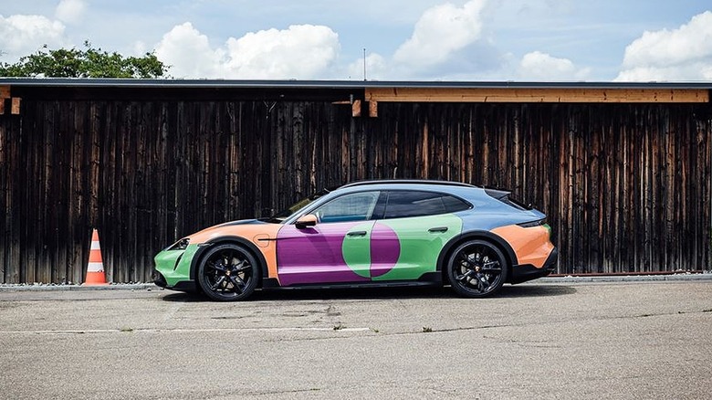 Porsche Taycan art car