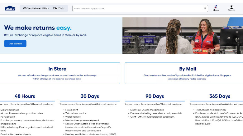 The current Lowe's