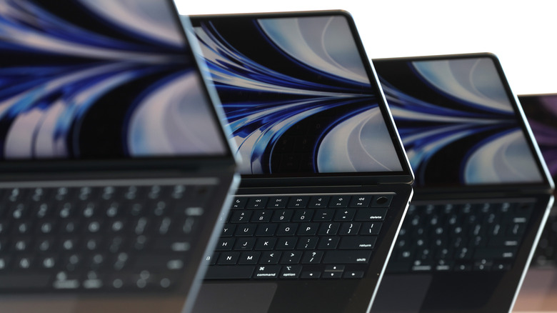 New MacBook models showcased at WWDC 2022.