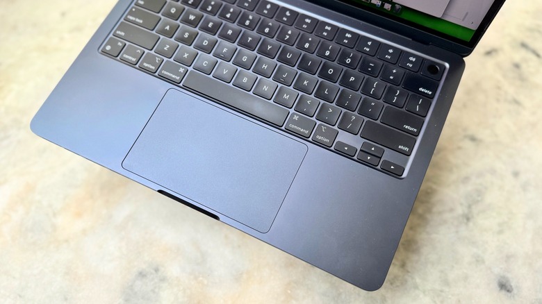 Keyboard deck of MacBook Air 