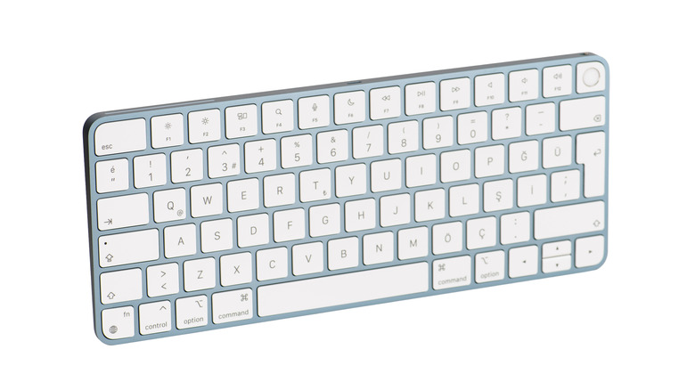 Apple Magic Keyboard white background