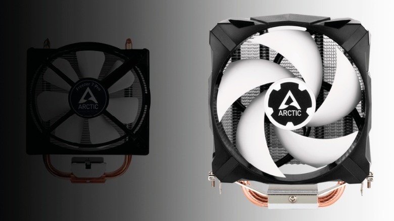 Arctic Freezer 7 CPU cooler front and back