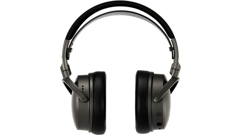 Audeze headphones on a white background