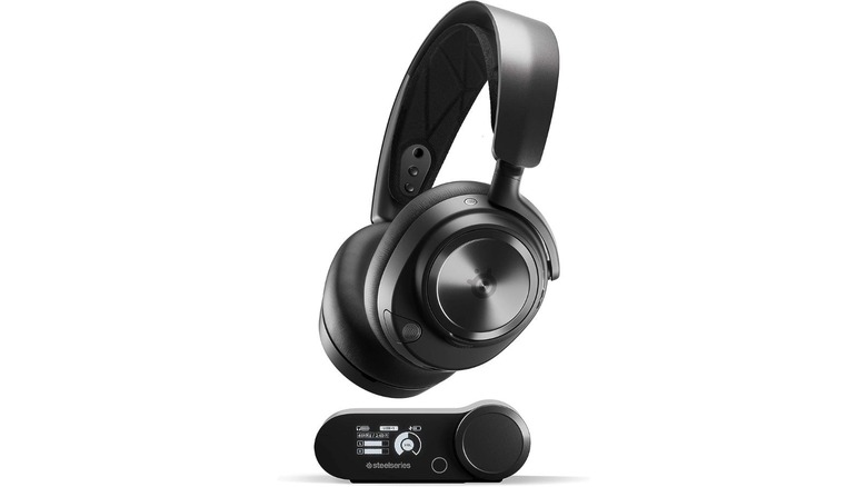 SteelSeries headphones on a white background