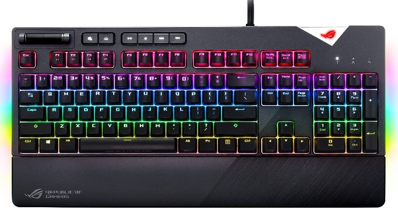 The ASUS ROG Strix Flare keyboard