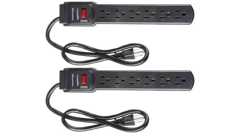 Amazon Basics Surge Protector Power Strip Pack of 2