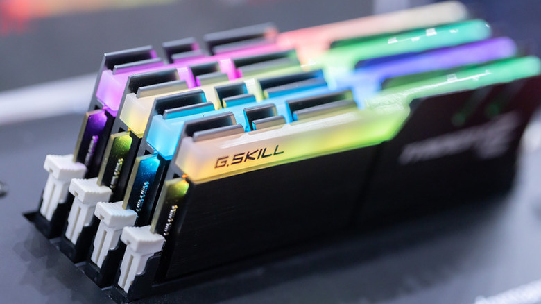 G.Skill RAM on white background