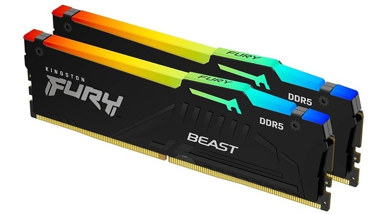 Kingston RAM on a white background