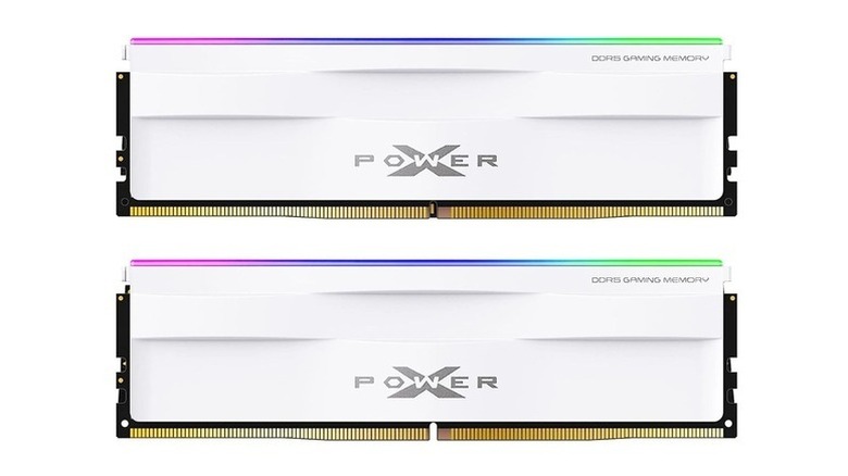 Silicon Power RAM on a white background