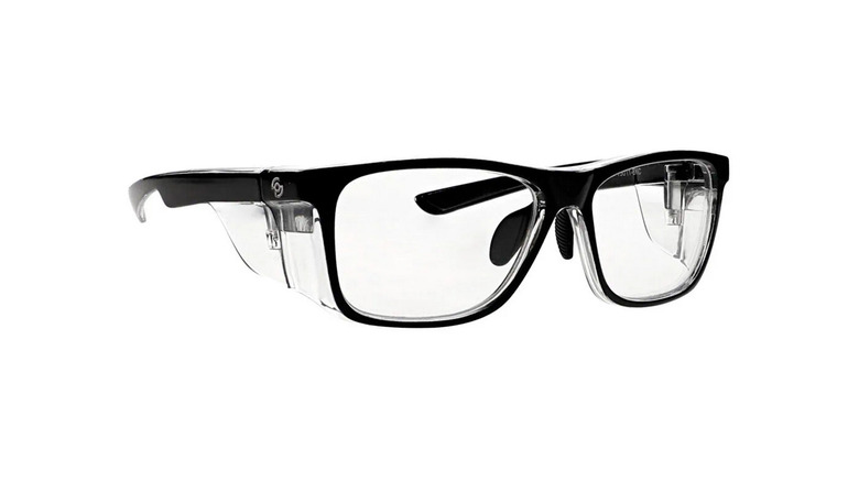 A pair of full frame safety glasses by RX Safety
