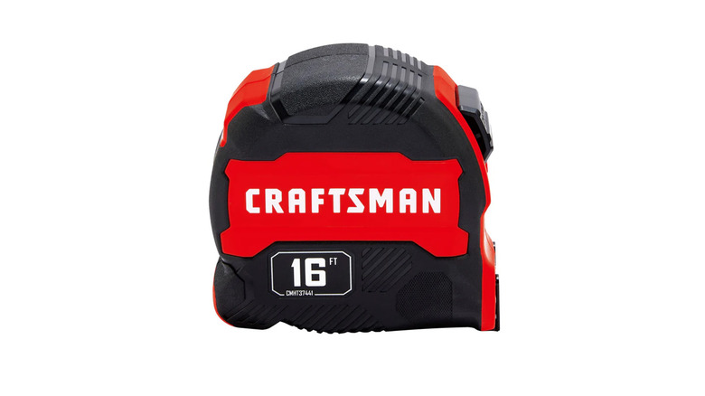 A stock image of a Craftsman tape measure