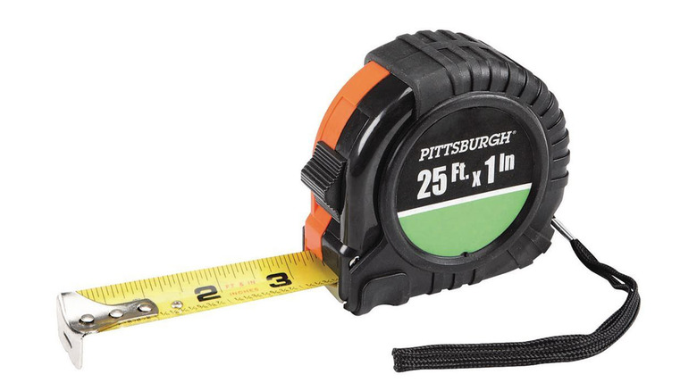 A stock image of a Pittsburgh tape measure
