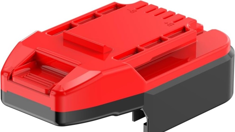 A Makita to Bauer battery adapter.