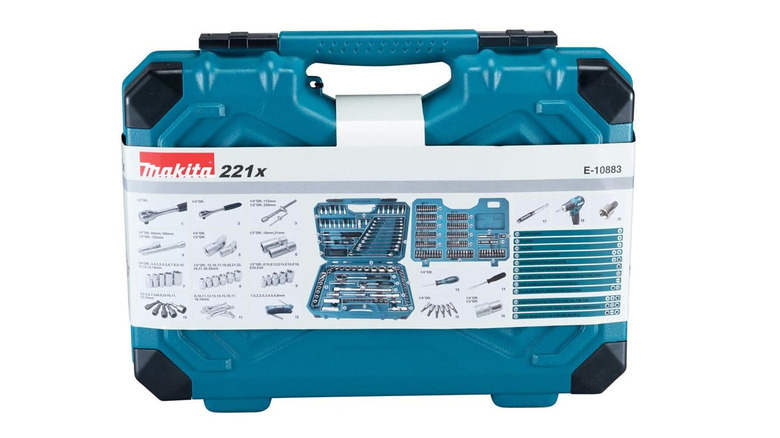 Boxed Makita 221 piece maintenance set