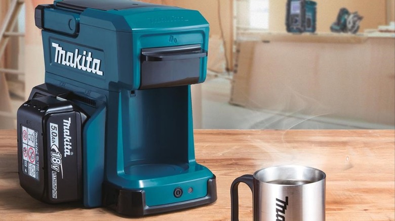 Makita Power Tool Battery Coffee Maker