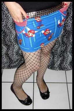 mario mini skirt for girl gamers