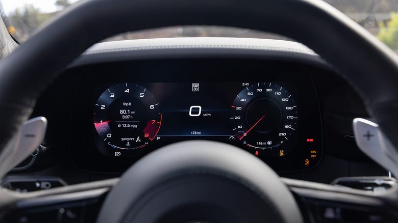 2027 Maserati Lineup Facelift gauge cluster detail