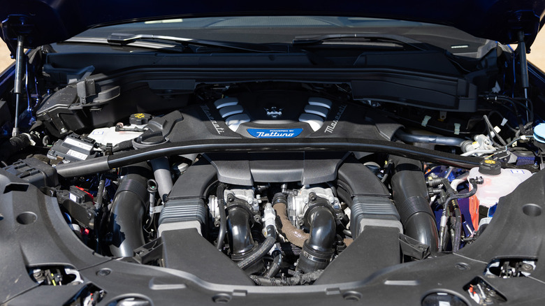 2027 Maserati Lineup Facelift engine bay detail
