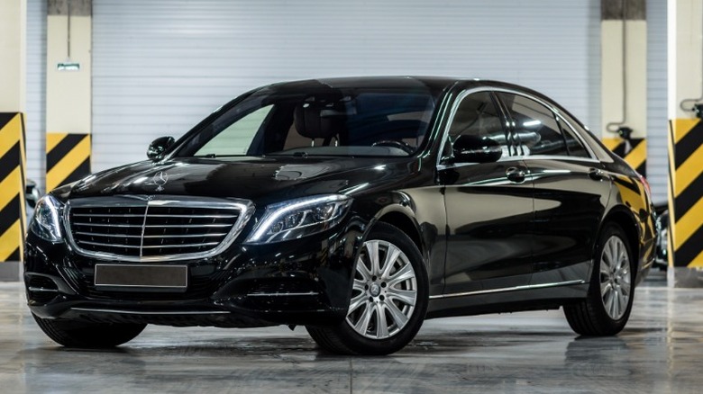Black Mercedes Benz