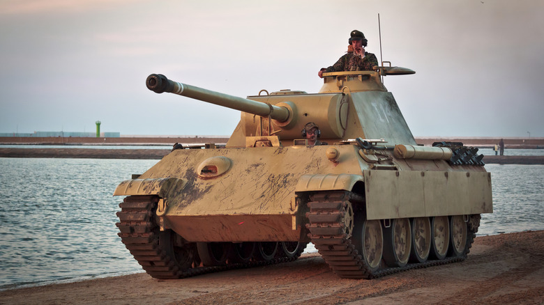 Driving a tank