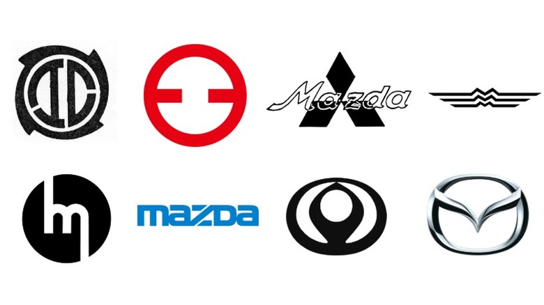 A history of Mazda's logos from 1920 to 1997