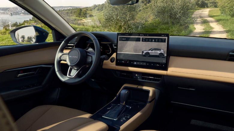 An interior shot of the Mazda CX-5