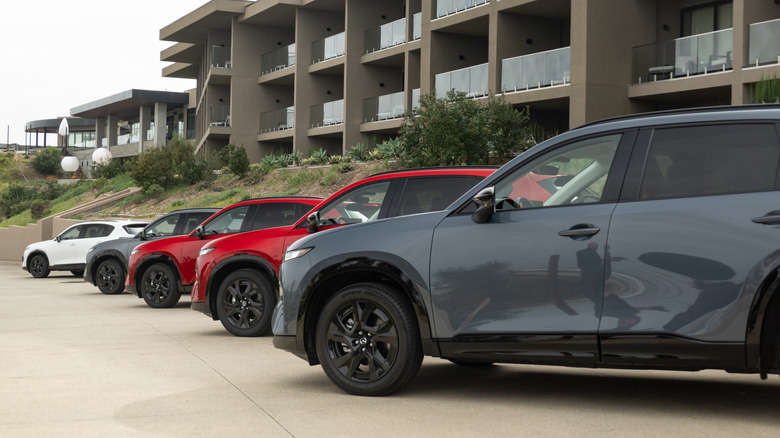 2026 Mazda CX-5 lineup at hotel