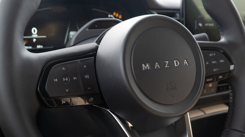 2026 Mazda CX-5 steering wheel detail