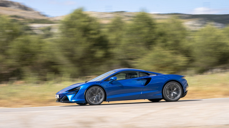 McLaren Artura on track