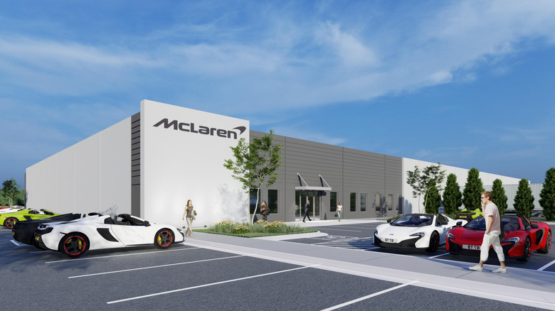 McLaren vehicle processing center