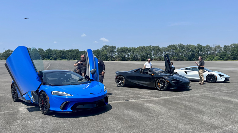 McLaren GTS, 750S, and Artura