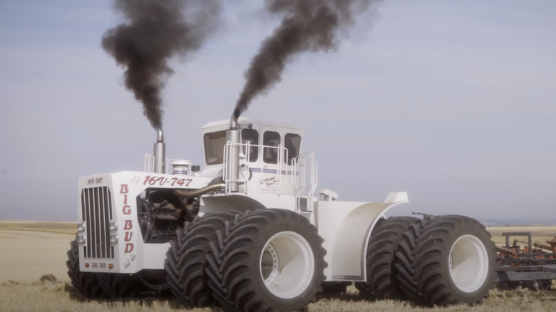 Big Bud next to tractor