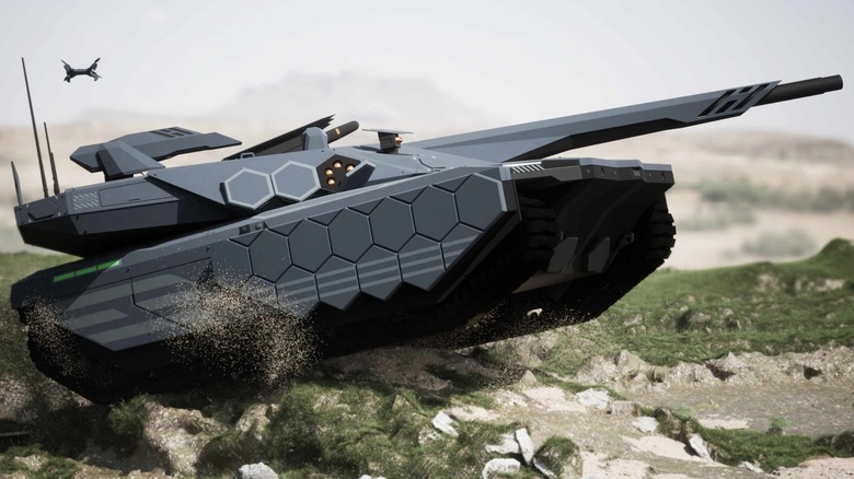 A rendering of the K3 next-generation concept tank