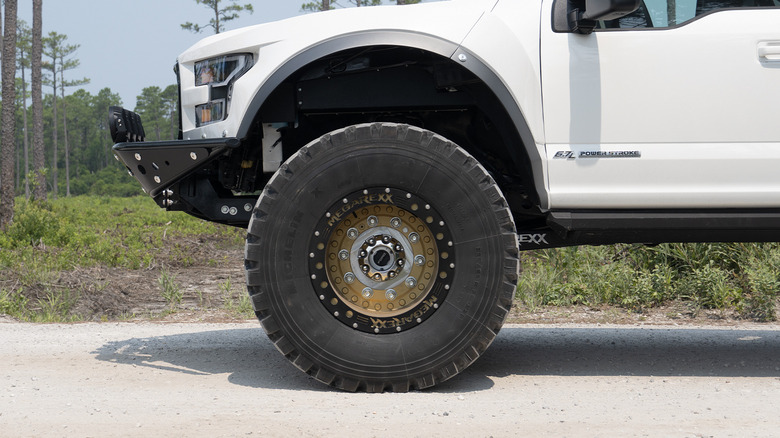 MegaRexx MegaRaptor front wheel and tire