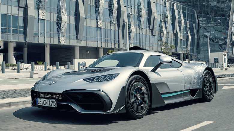 A Mercedes-AMG ONE on the streets