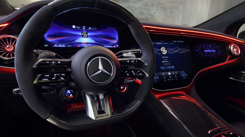 Mercedes MBUX Sound Drive dashboard