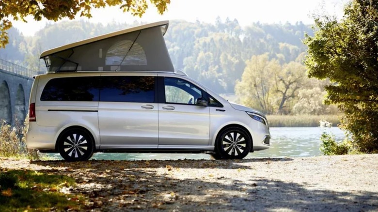 mercedes eqv all-electric camper van