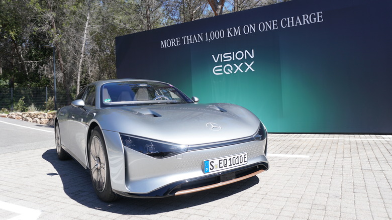 Mercedes-Benz VISION EQXX parked