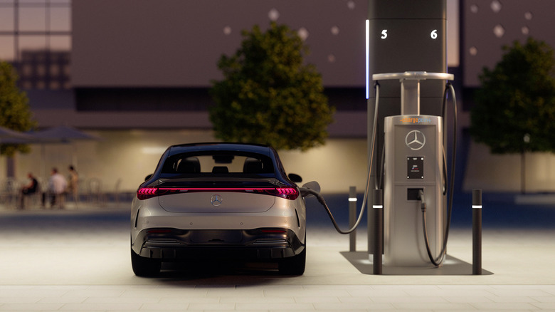 Mercedes EV charging