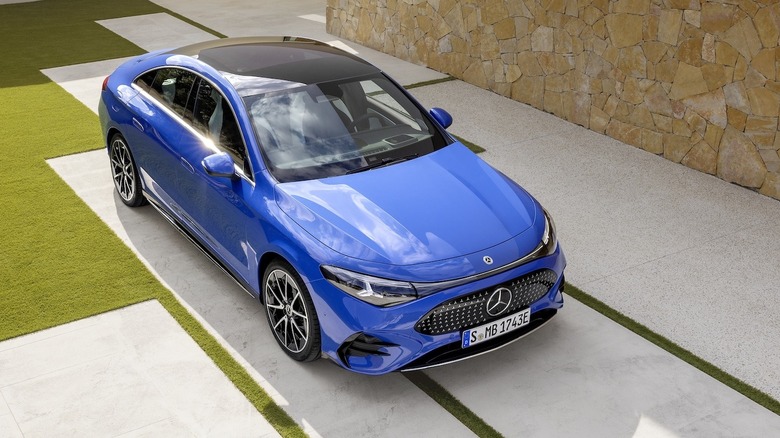 2026 Mercedes CLA elevated view