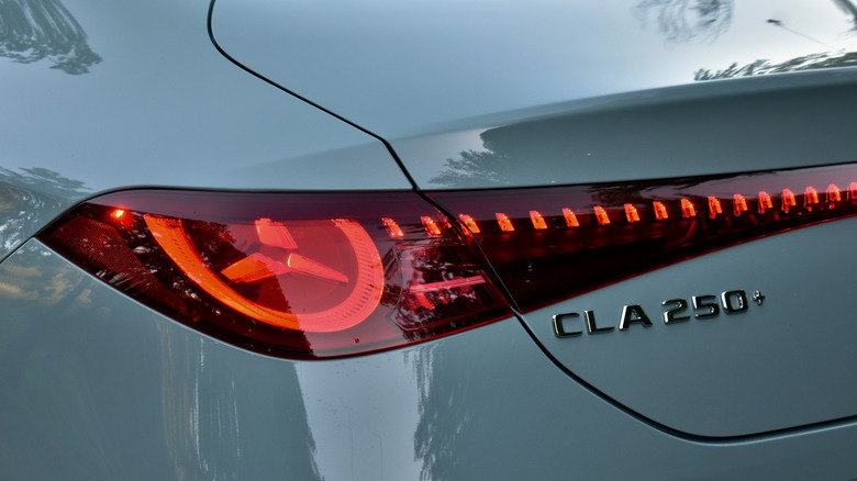 2026 Mercedes-Benz CLA-Class taillight.