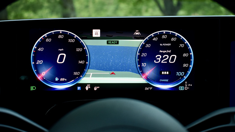 2026 Mercedes-Benz CLA-Class gauge cluster.