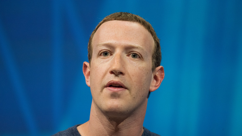 Mark Zuckerberg Looking Angry Possibly