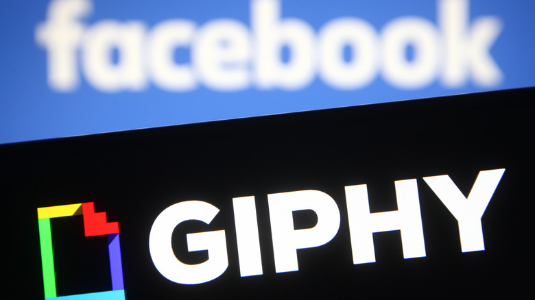 facebook and giphy logos